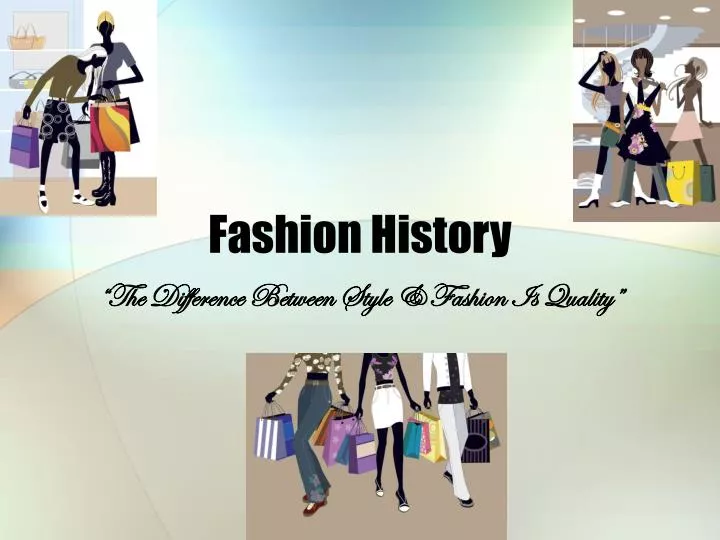 fashion history n.