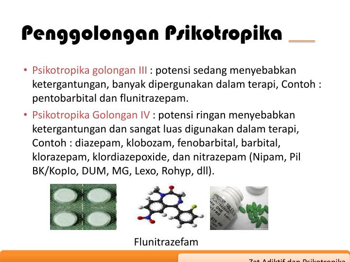 Contoh Zat Psikotropika - Simak Gambar Berikut