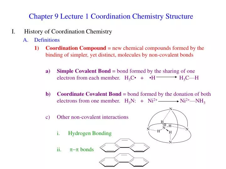 coordination chemistry research topics