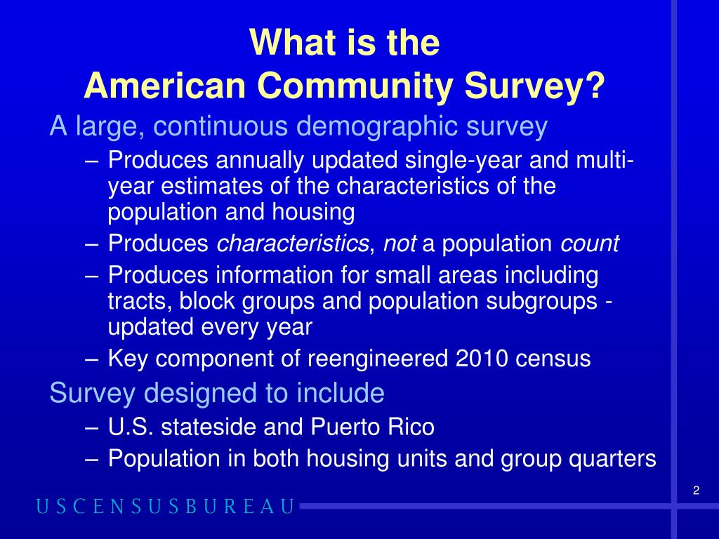 PPT JourneytoWork Data in the American Community Survey (ACS