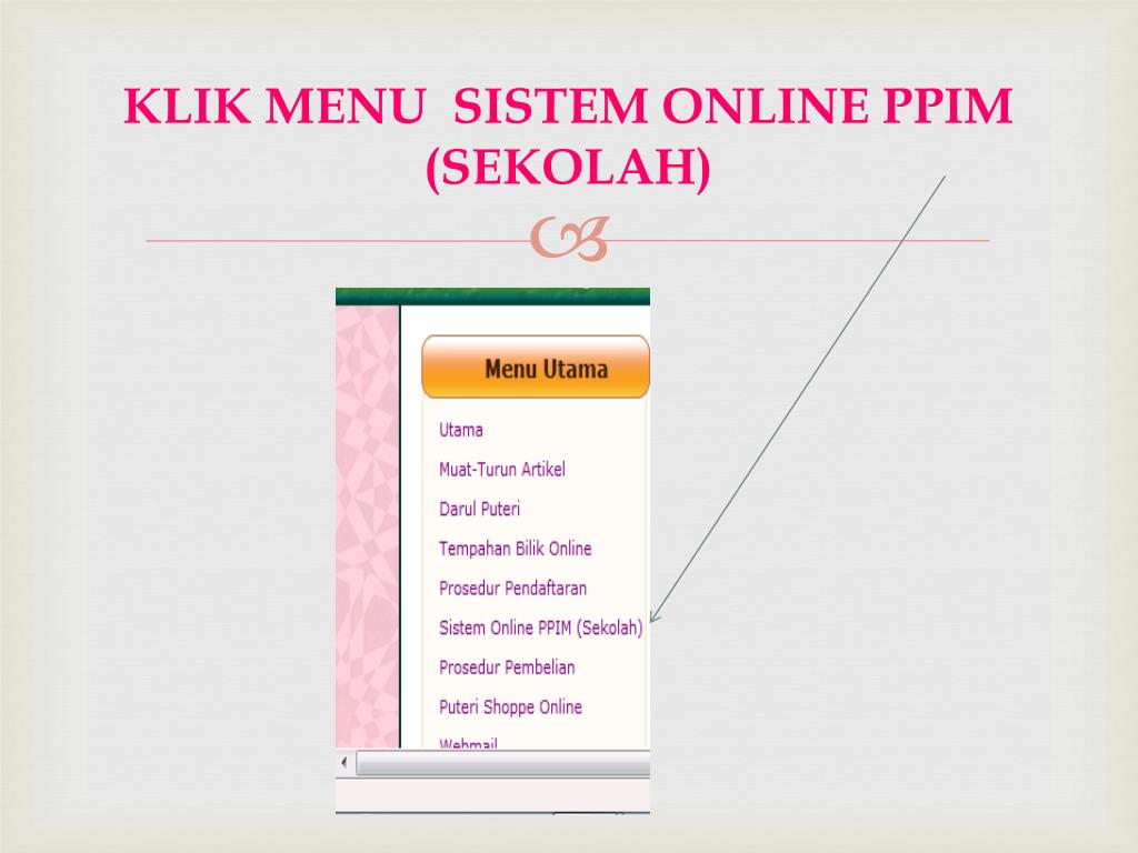 PPT - SISTEM ONLINE PPIM PowerPoint Presentation, free download - ID