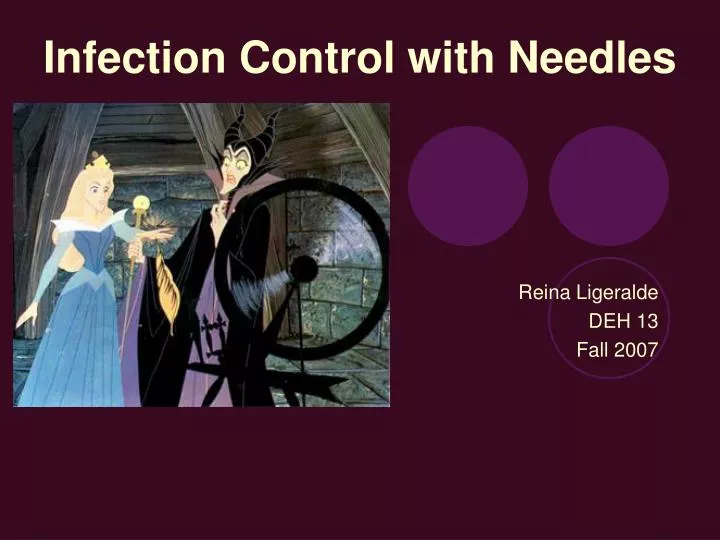 PPT Infection Control with Needles PowerPoint Presentation, free