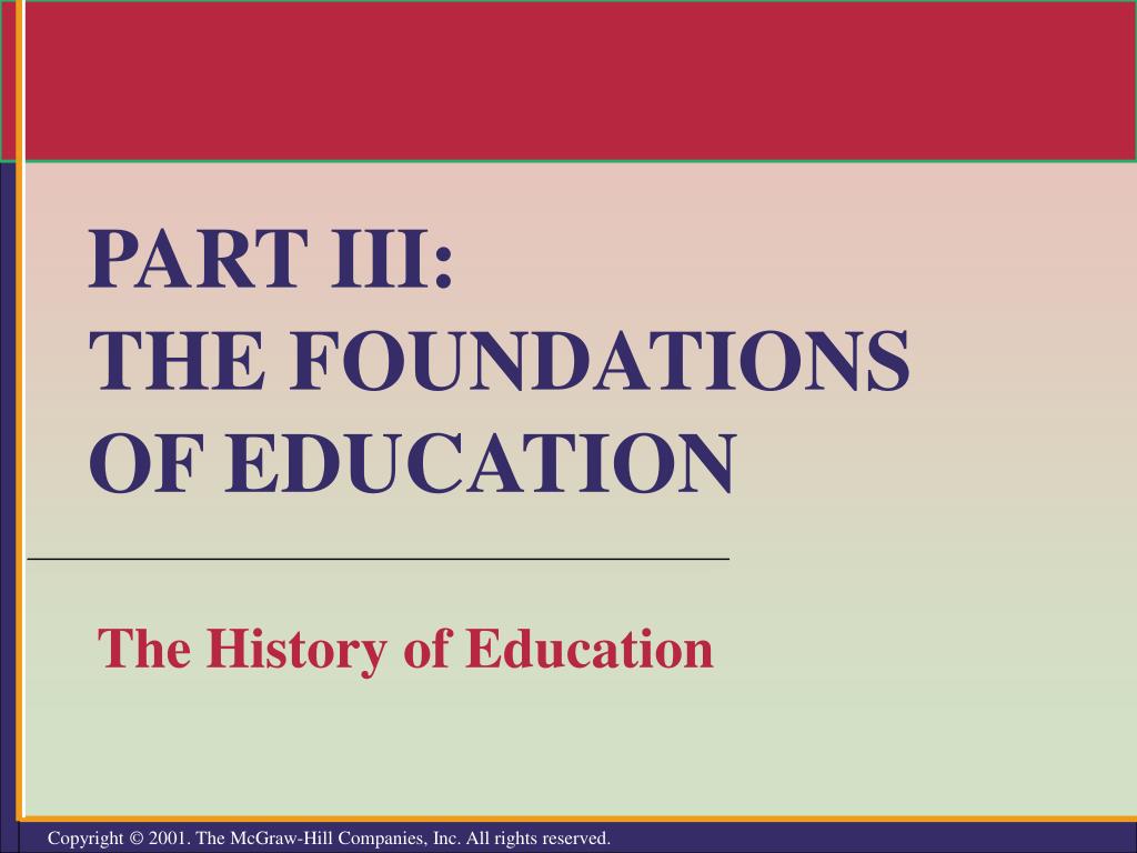 foundation of education powerpoint presentation
