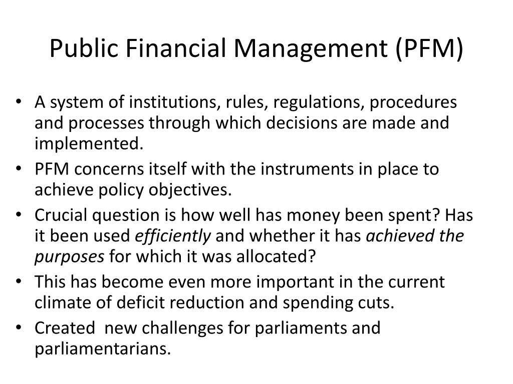 Ppt Public Financial Management An Introduction Powerpoint
