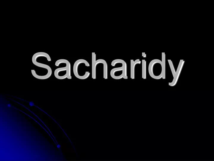 sacharidy n.