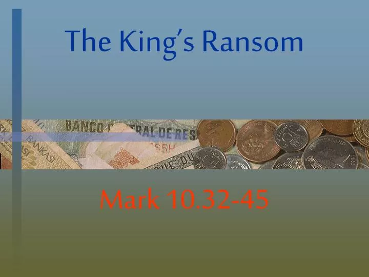 the king s ransom n.