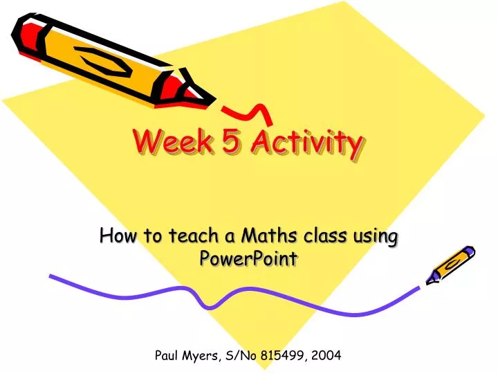 PPT - Week 5 Activity PowerPoint Presentation, free download - ID:6173789
