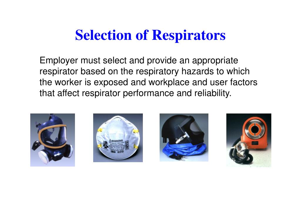 PPT OSHA’s Respiratory Protection Standard 29 CFR 1910.134 PowerPoint