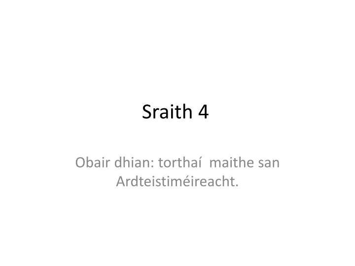 sraith 4 n.