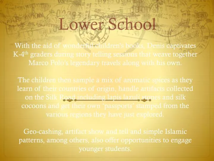 PPT Lower School PowerPoint Presentation, free download ID6175330