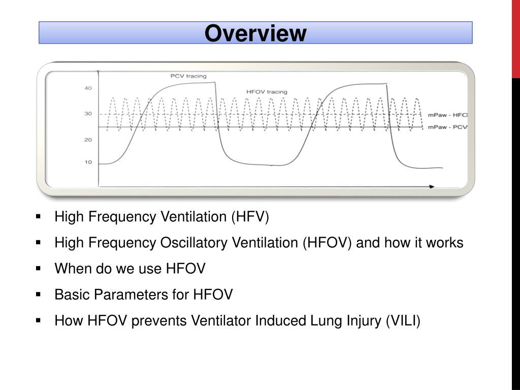 Ppt hfov high frequency oscillatory ventilation powerpoint 