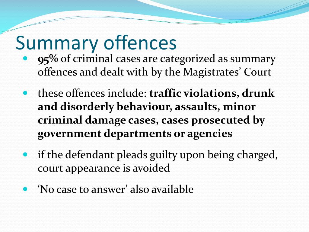 uk summary offences