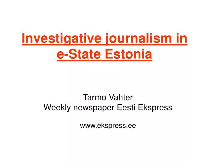 eesti ekspress