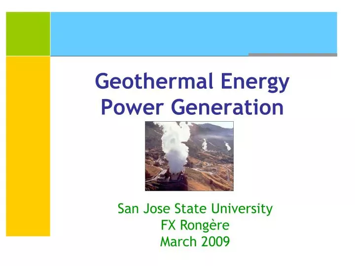geothermal energy power generation n.