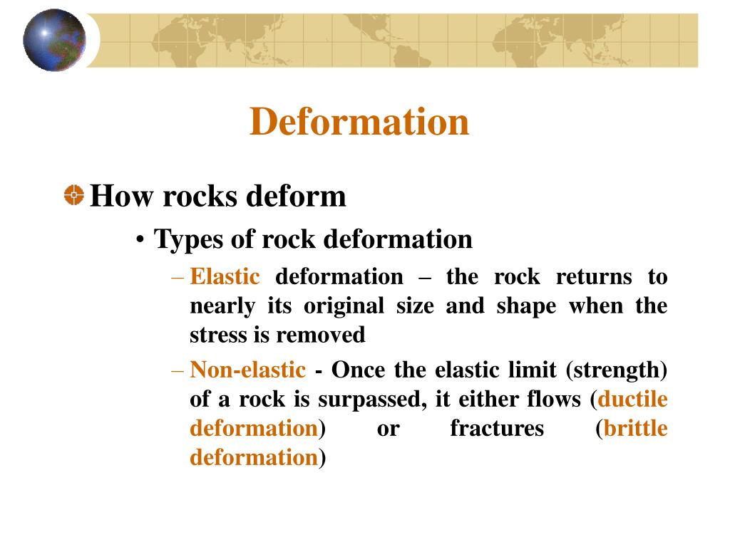 PPT - Structural Geology Crustal Deformation PowerPoint Presentation