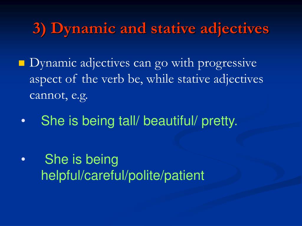 Patient adjective