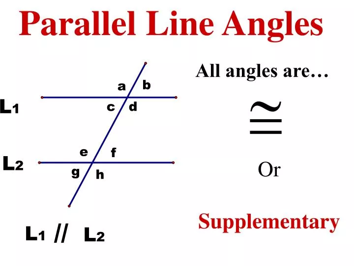 Ppt parallel line angles powerpoint presentation free download id