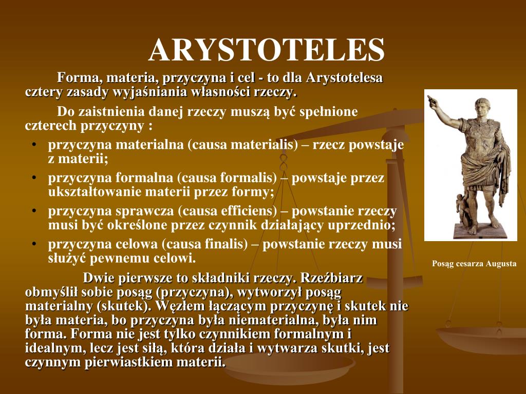 Jakie Cechy Poznania Filozoficznego Wymienia Arystoteles W Tym Fragmencie PPT - Materiały pochodzą z Platformy Edukacyjnej Portalu szkolnictwo.pl