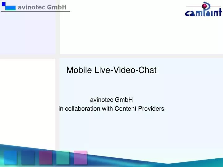 mobile live video chat n.