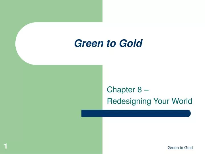 PPT Green to Gold PowerPoint Presentation, free download ID6181171
