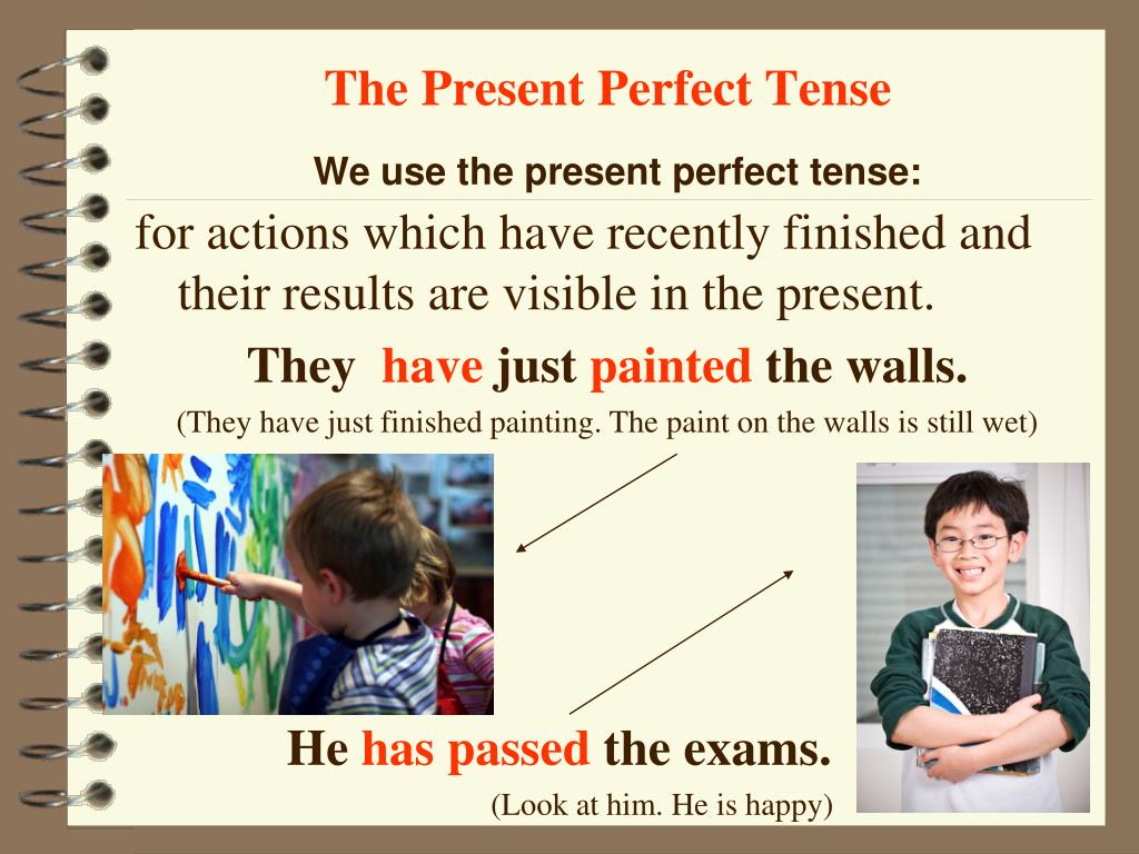 powerpoint presentation about present perfect tense