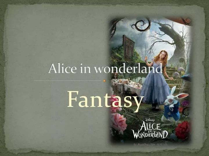 Ppt Alice In Wonderland Powerpoint Presentation Free Download Id 6181773