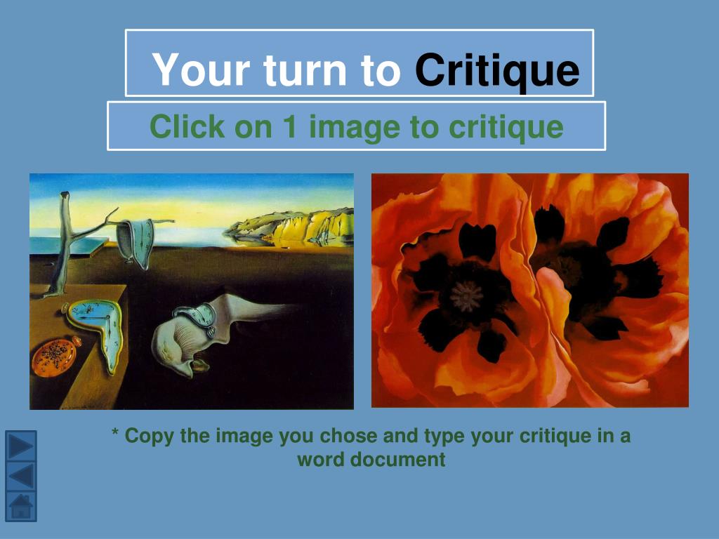 how to critique powerpoint presentation