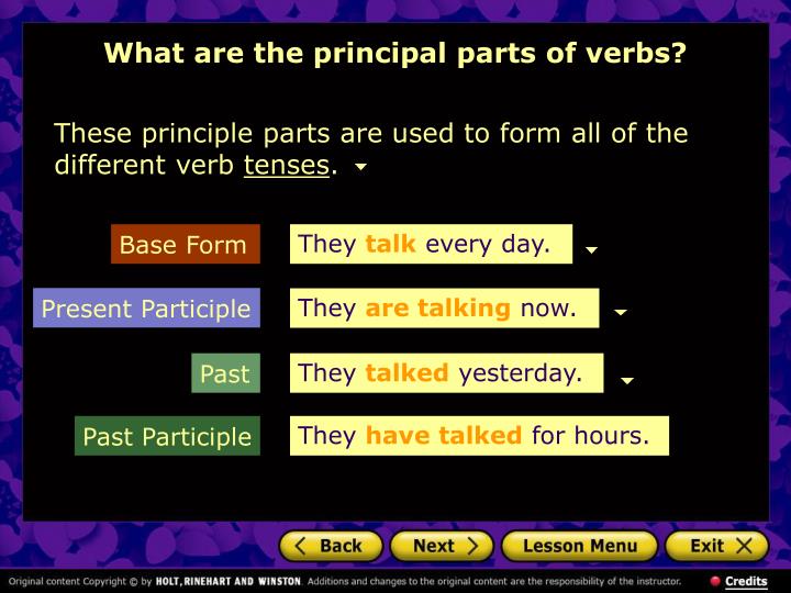 the-principal-parts-of-verbs-regular-verbs