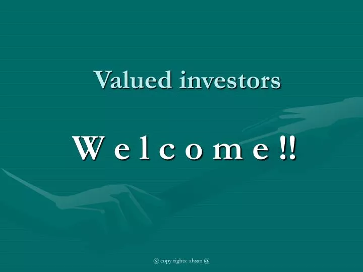 valued investors n.