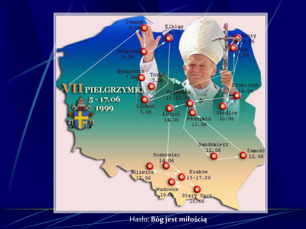 Pontyfikat Jana Pawła Ii W Liczbach PPT - Pontyfikat Jana Pawła II w liczbach PowerPoint Presentation, free