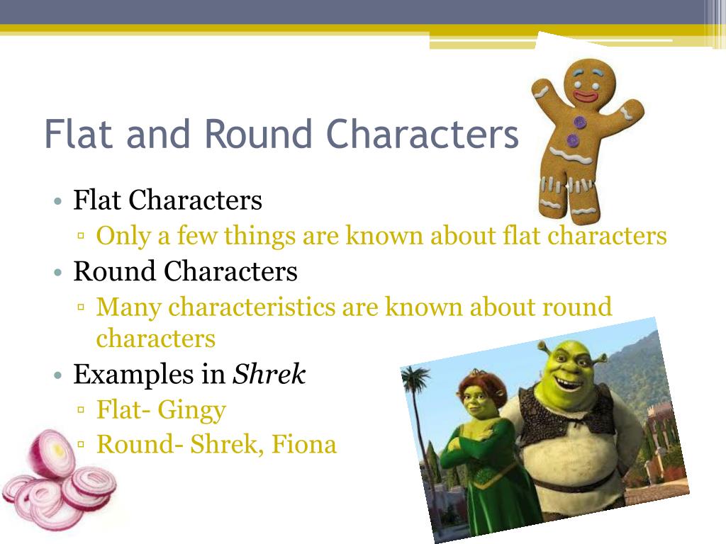 what is the difference between round and flat characters