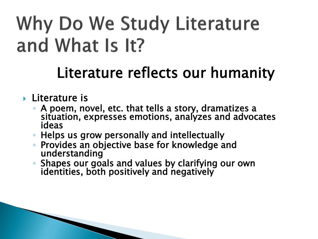 literature and study