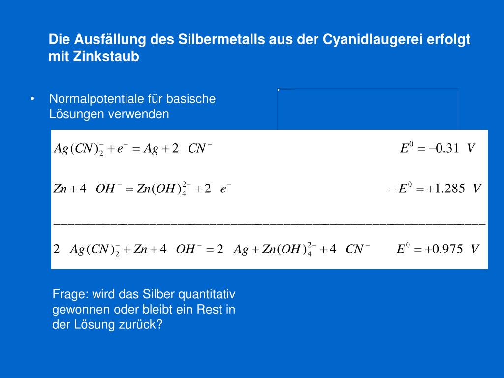 PPT - Damit eine Titrationsmethode angewendet werden kann ...