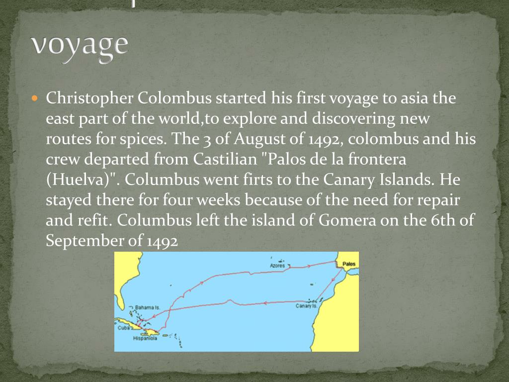 christopher columbus voyages summary