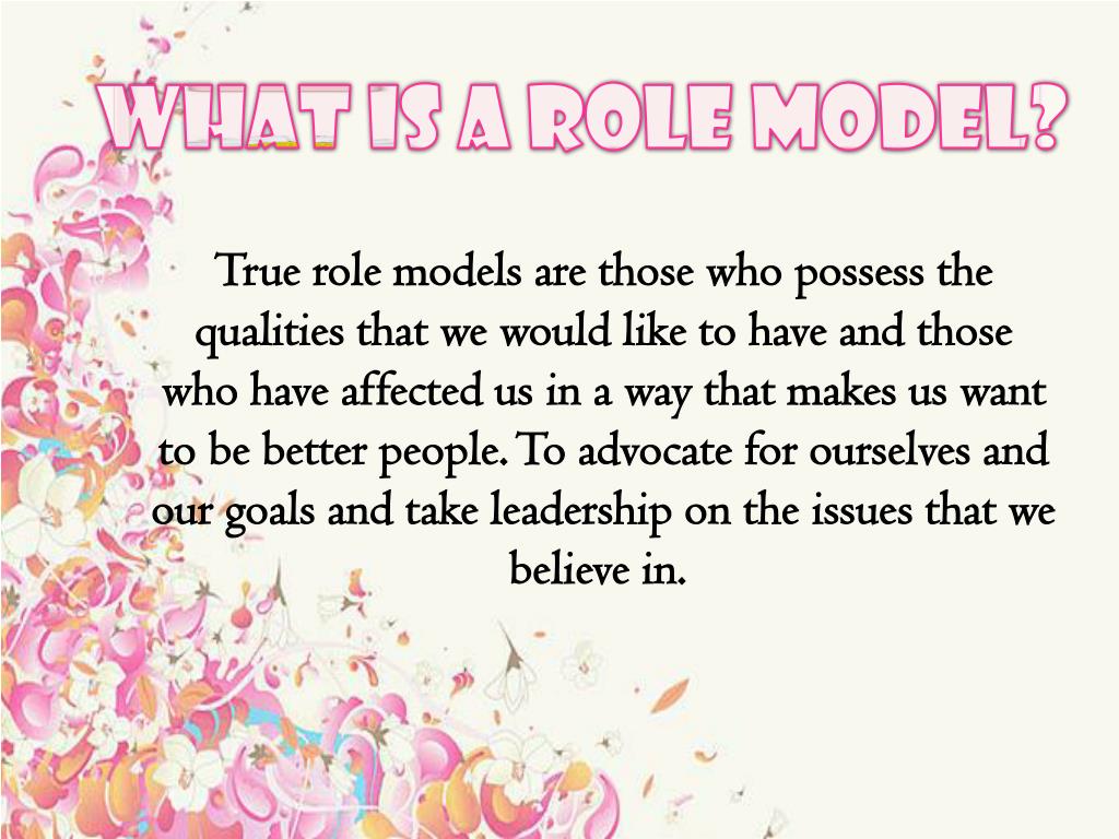 presentation about role models