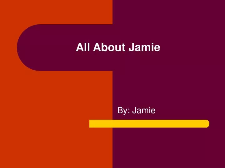 all about jamie n.