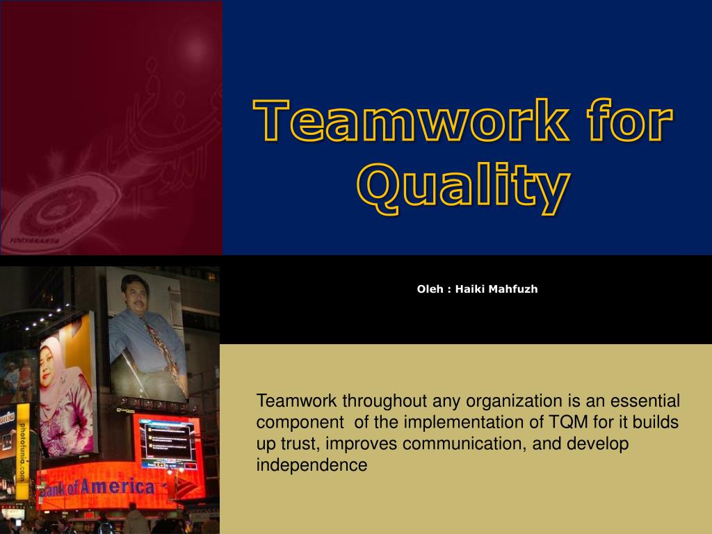 quality team presentation