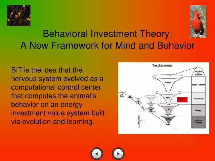 PPT Behavioral Investment Theory A New Framework for Mind and