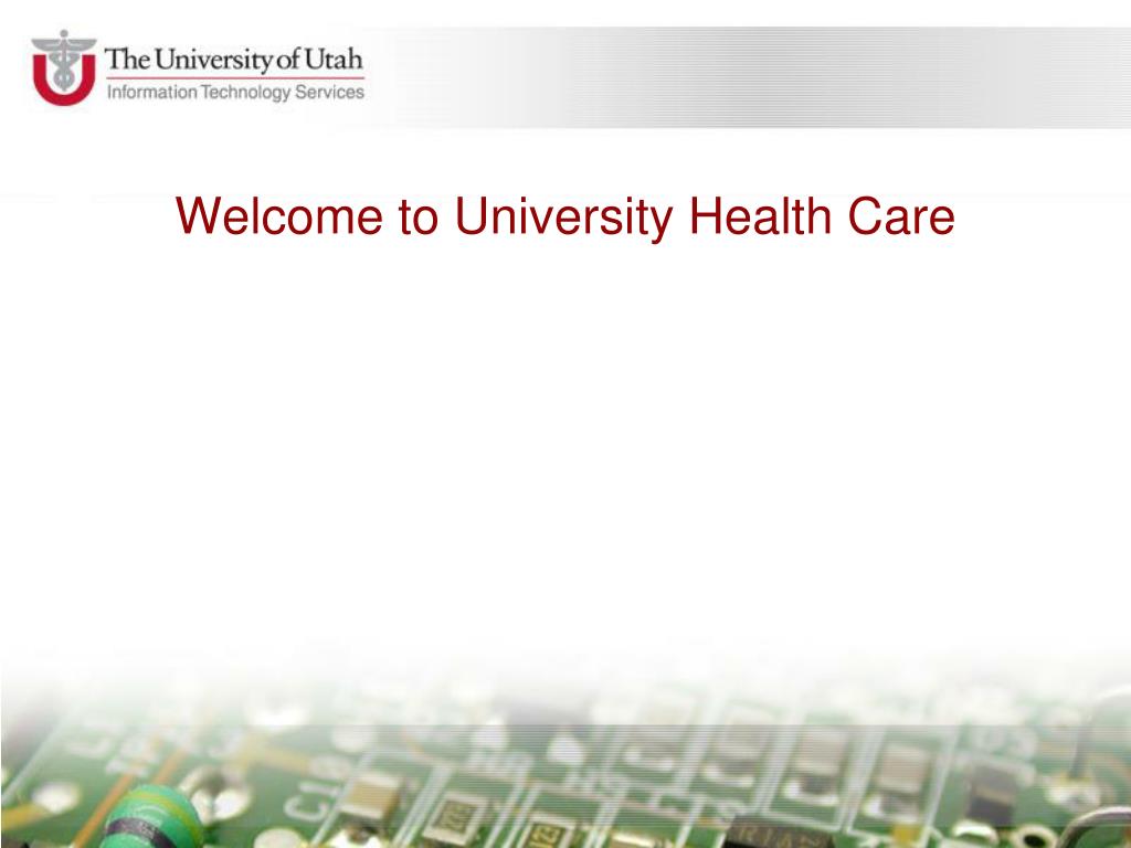 Ppt University Health Care Computer Systems Powerpoint