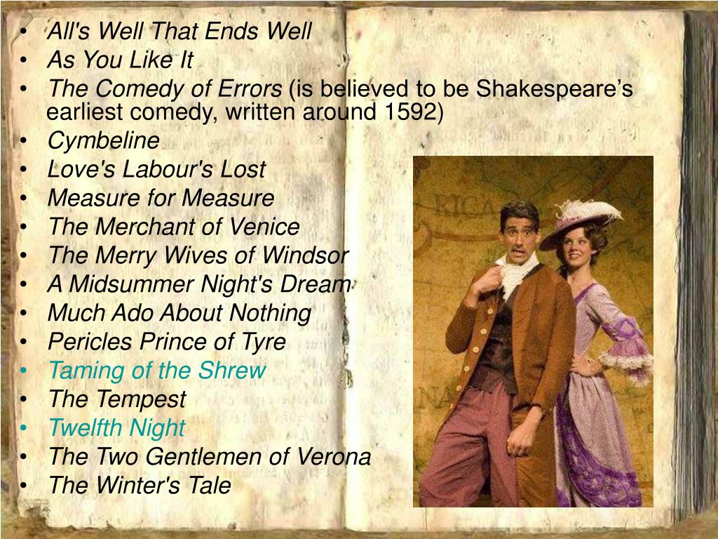 PPT - Shakespeare ’s comedies PowerPoint Presentation, free download