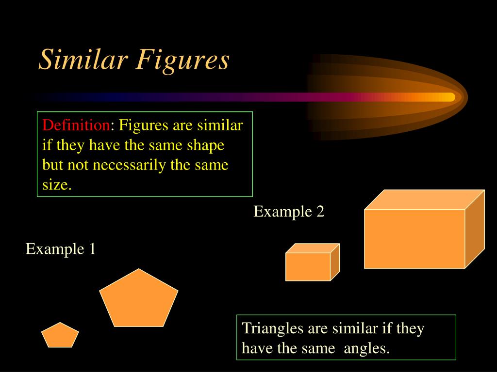 similar figures powerpoint presentation