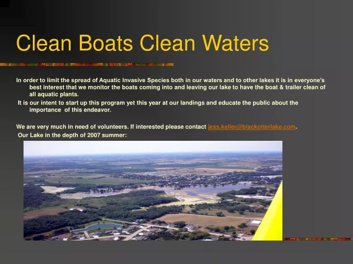 clean boats clean waters n.