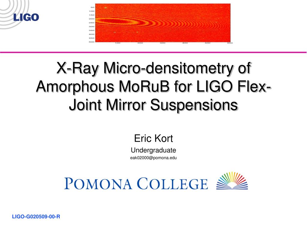 flex kort Ppt X Ray Micro Densitometry Of Amorphous Morub For Ligo Flex Joint Mirror Suspensions Powerpoint Presentation Id 6195112 flex kort