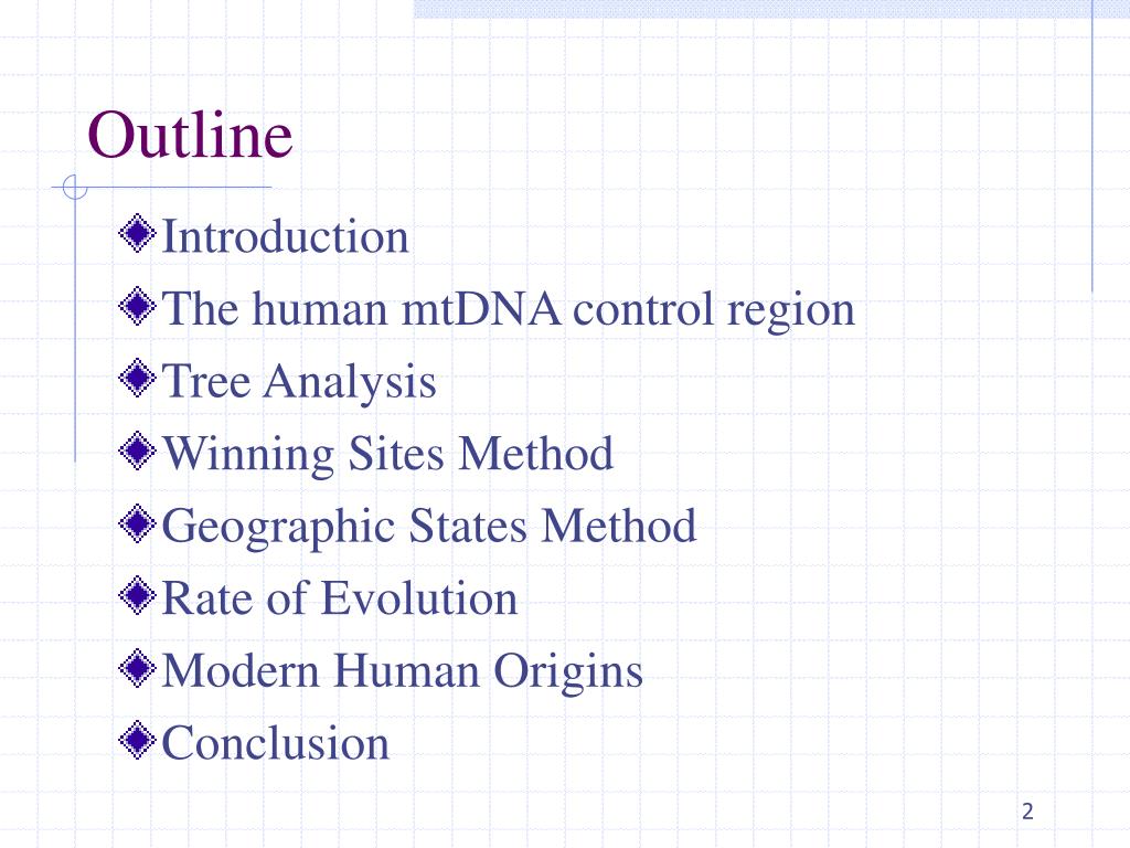 PPT - African Populations and the Evolution of Human Mitochondrial DNA ...