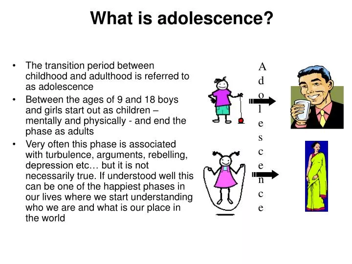 visual presentation of adolescent