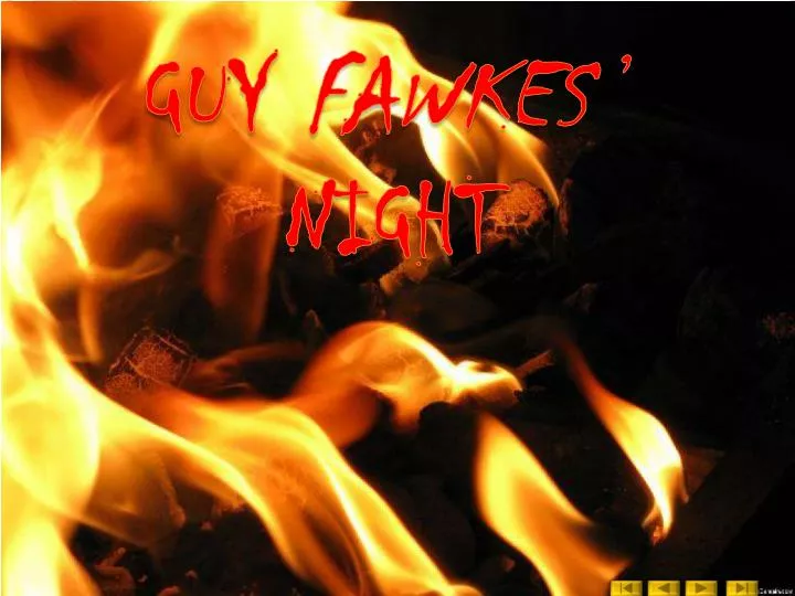 guy fawkes night presentation