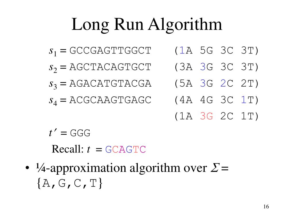 Ppt longest common subsequence problem and its approximation