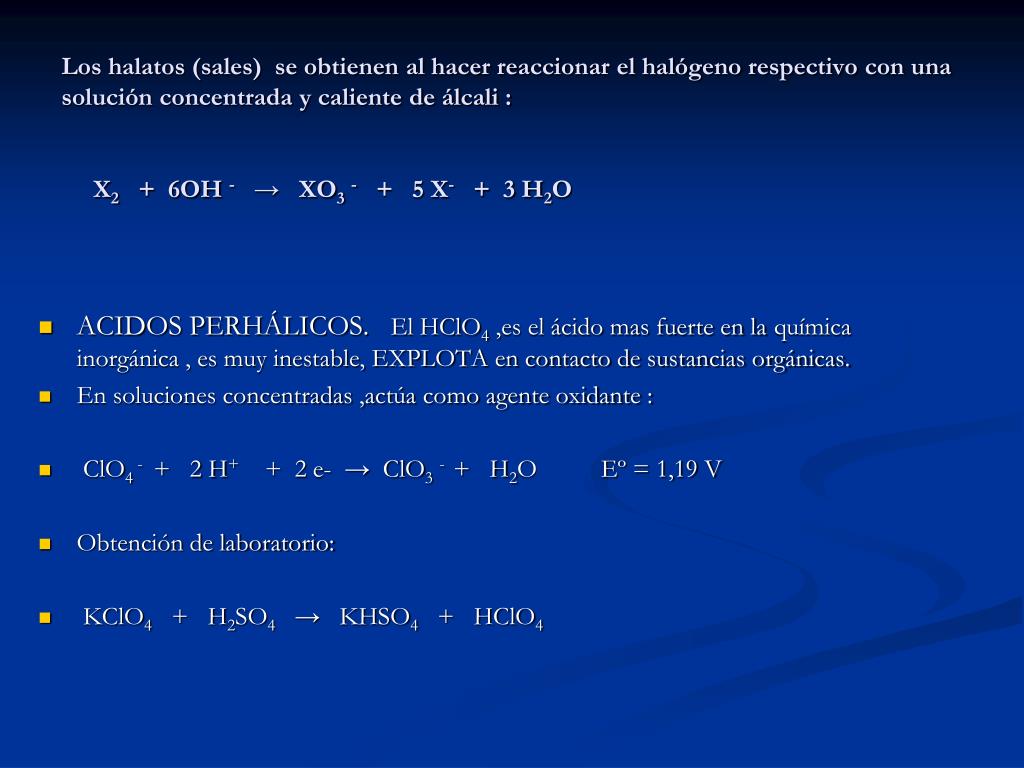 I2 Hno3 Hio3 No2 H2o PPT - HALÓGENOS Fluor, Cloro , Bromo, Iodo y At PowerPoint Presentation