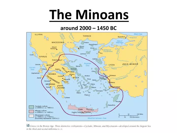 Ancient Minoan Civilization Map