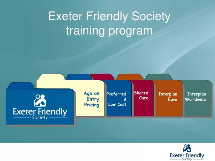 exeter friendly society training program n.